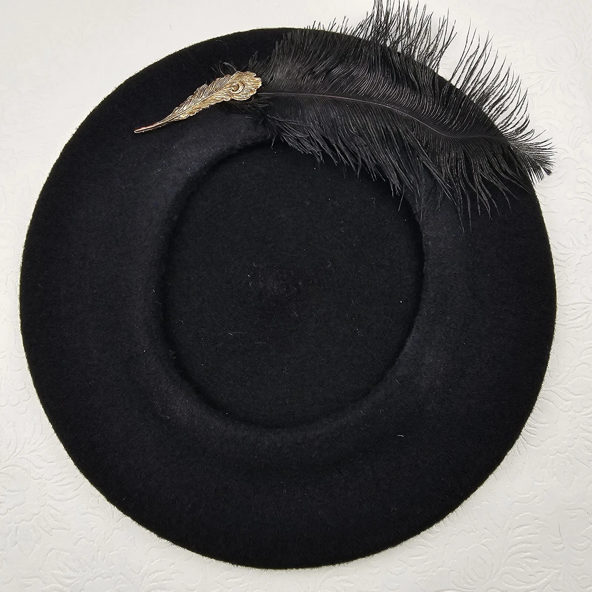 Feather Beret Vintage Hats for Women for sale | eBay