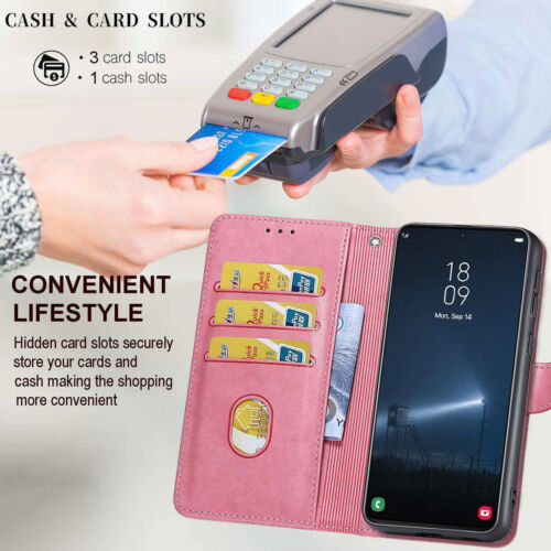 Girl Wallet Phone Case For iPhone Samsung Huawei Honor Xiaomi OPPO Google Moto - Picture 5 of 10