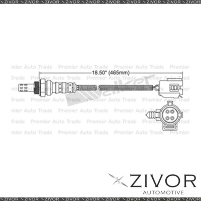 New WALKER Post Catalytic Oxygen Sensor For Jeep Cherokee 2.5 EPE 4Cyl ...