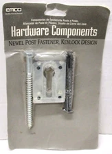 New Old Stock Emco Hardware Components Metal Universal Newel Post Fastening Kit