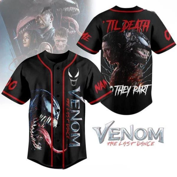 Venom The Last Dance Special Edition Baseball Jersey