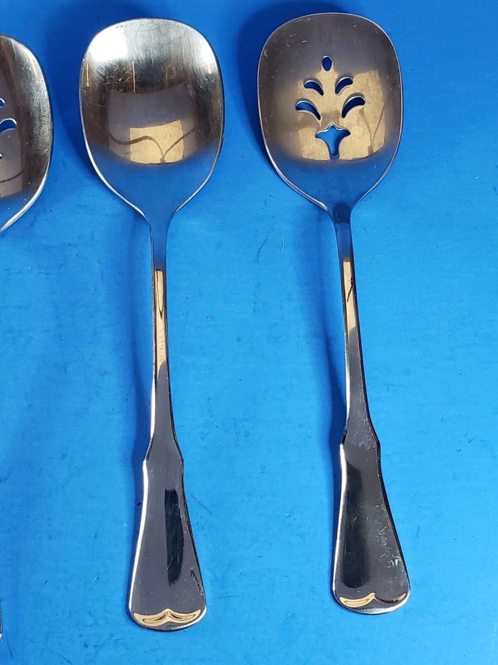 Oneida Patrick Henry Flatware Stainless Sugar Spoon & Jelly Server 8.