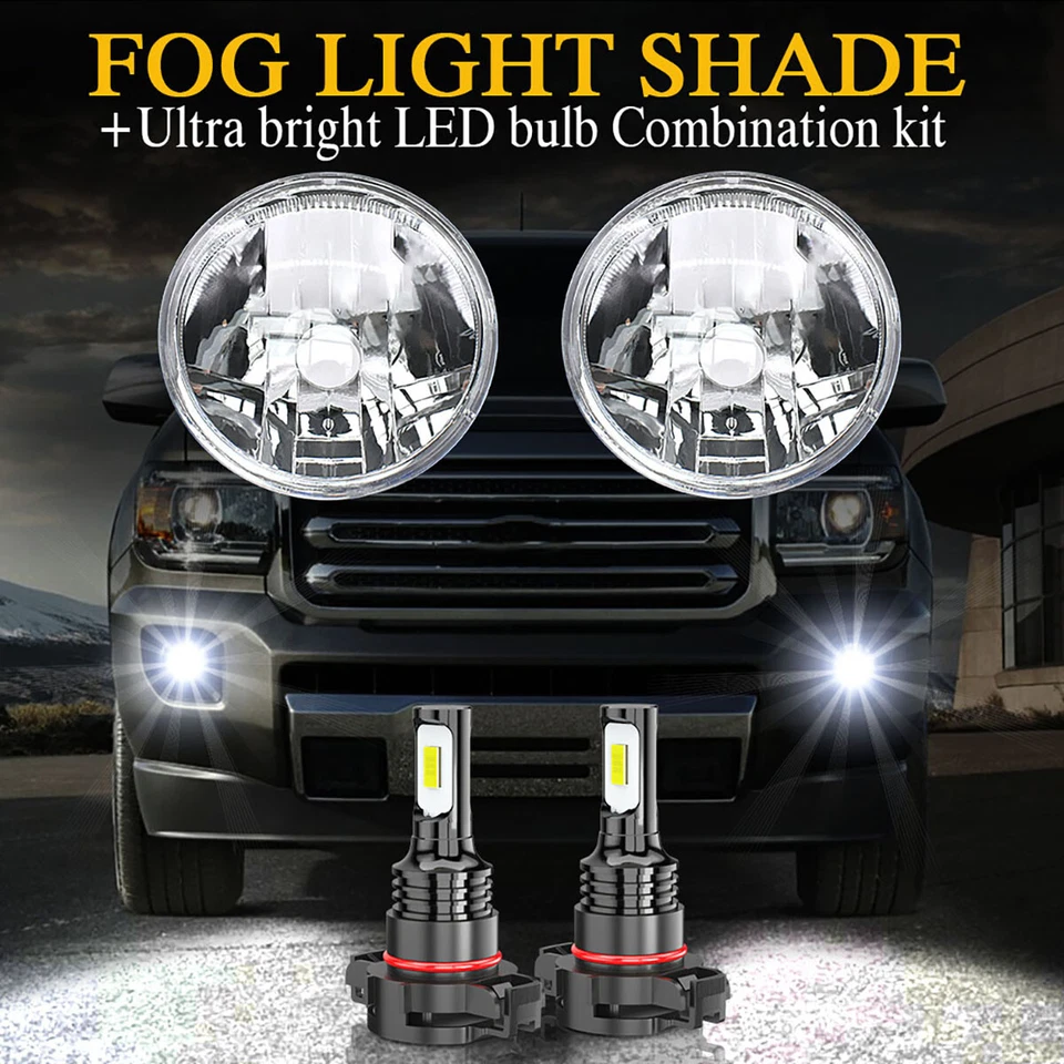 Luces antiniebla aptas para Chevy Tahoe Avalanche Suburban GMC Yukon 2007-2014 con bombillas Foto 3 de 4