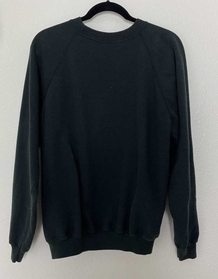 Sudadera Cape Cod Massachusetts Cuello Redondo Negra Talla XL Estampado Puff Playa De Colección Foto 3 de 4