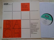 Bach SDG My Sighs, My Tears Hanni Wendlandt Bach-O.Berlin Helmut Barbe