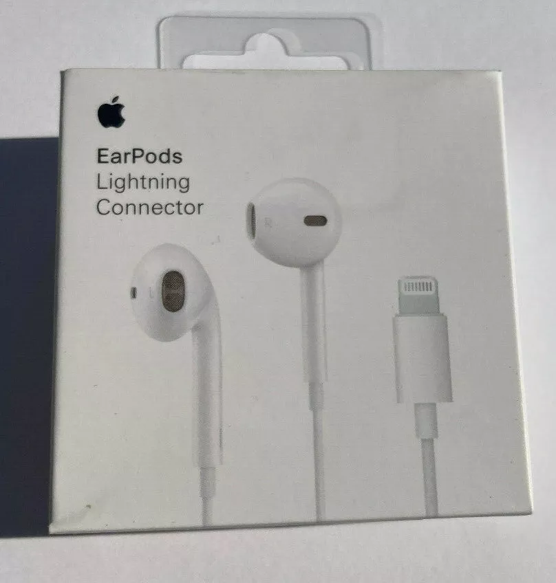 Original Apple iPhone EarPods Lightning Headset Earbuds Earphones  Headphones New 190198001696