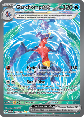 Pokémon TCG Garchomp ex 245/182 Special Illustration Rare Paradox