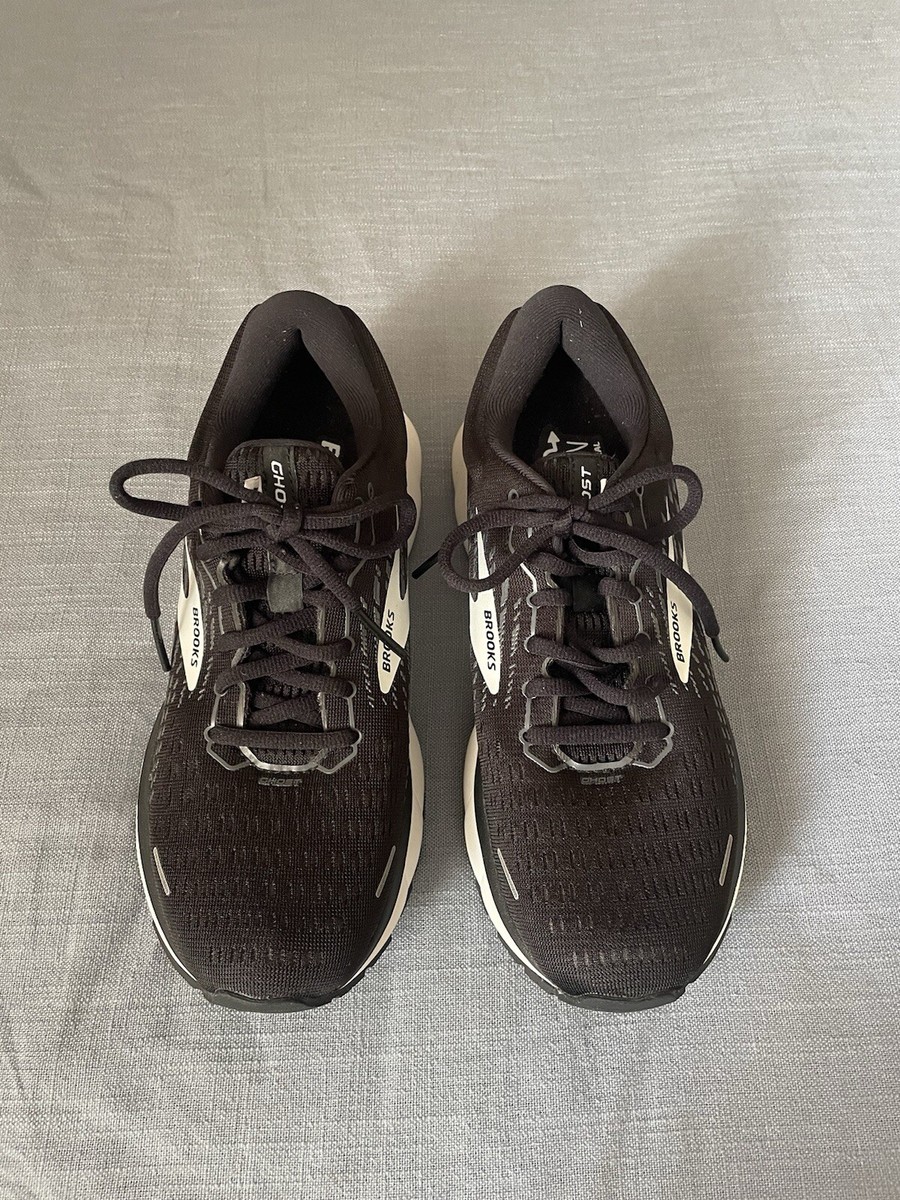 Brooks Men's Ghost 13 Black/Silver Running Shoes Size
