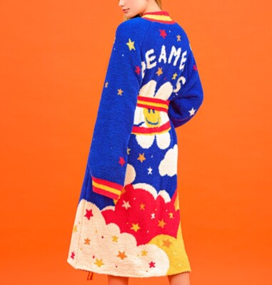 Wiggle Wiggle Dreamers Lounge Long Bathrobe Night Fluffy