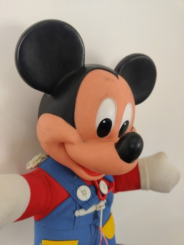 ¡Estatuilla de muñeca vintage 14" MATT Walt Disney COMPAÑÍA MICKEY MOUSE RARA AÑOS 80!! - Imagen 11 de 11
