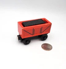 Thomas & Friends Wooden Railway Train Tank Engine - Perego Coal Car - Rare Promo