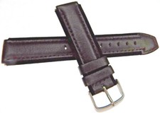 Brown w/Nylon Edges WATER RESISTANT Padded Watch Band Fits 18mm Timex Expedition