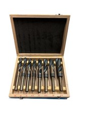 PUNTE FERRO PER TRAPANO SET 8 PZ HSS 14-25mm METALLO ACCIAIO RIDOTTE