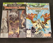 Dragonslayer #1 & 2 marvel comics group 1981