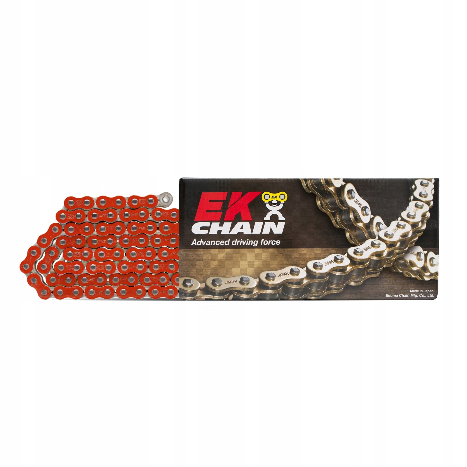 EK Chain 530 MVXZ2 chaîne moto rouge anti-usure pour moteur 1100cc