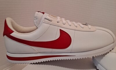 Nike Cortez Leather 2016 OGs White Double Red 819719-101 VERY RARE Men 12 NEW