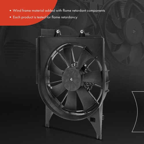 Single Radiator Fan Cooling Motor for Acura RDX 2011 2012 L4 2.3L 38611RWCA01 - Picture 3 of 10