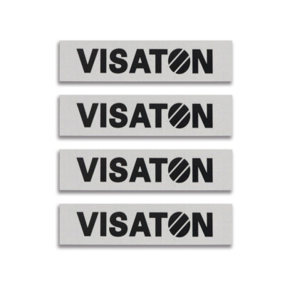 Visaton Speaker Grill Badges Custom Made Aluminum 50mm(1.97'')X12mm(0.47'')