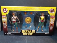DC DIRECT HAWKMAN & HAWKGIRL DELUXE FIGURE SET SEALED MIB