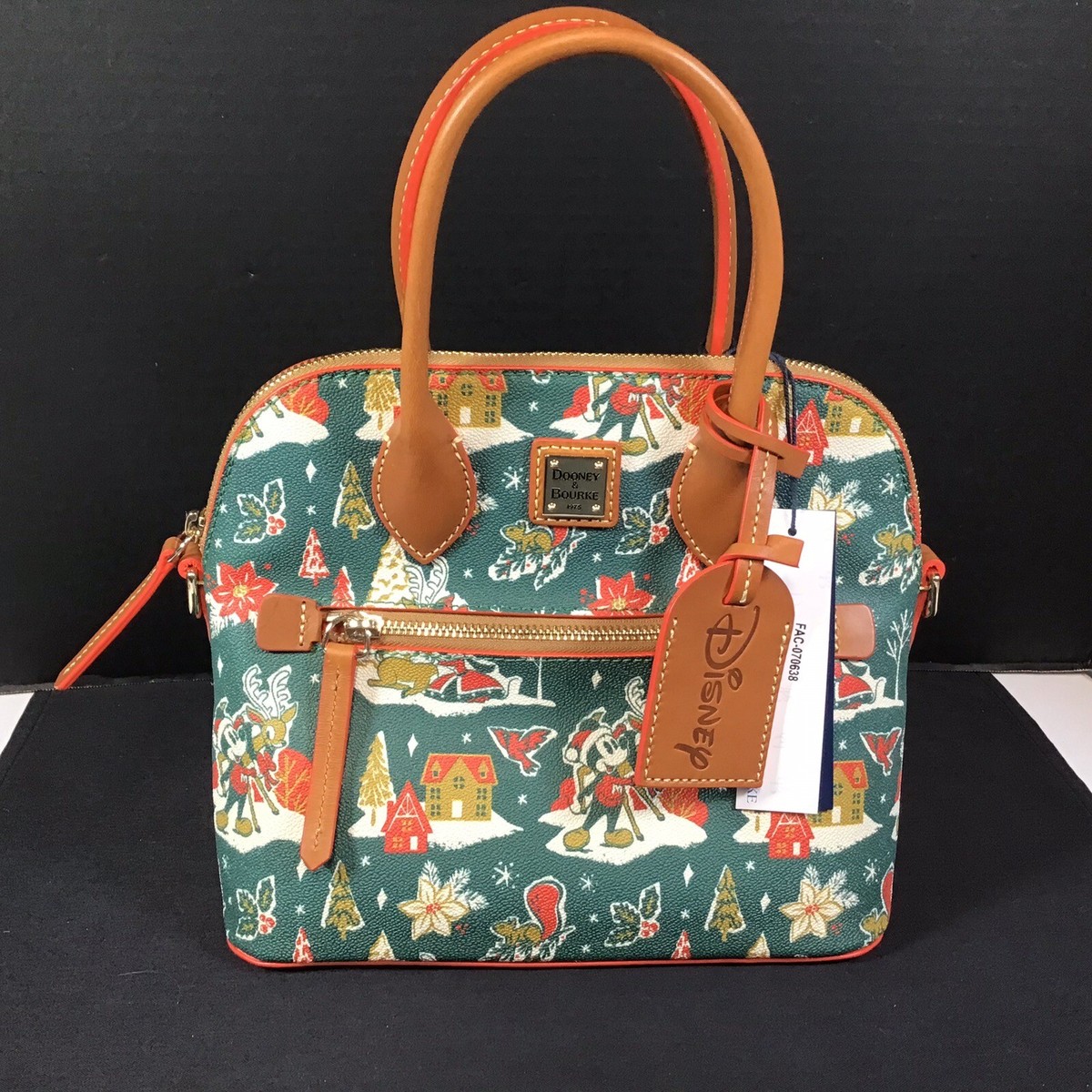 Disney Dooney and Bourke Mickey & Minnie 2022 Christmas Winter