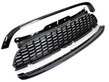 Kühlergrill Mini Cooper 06-09 R56/57/55 JCW Look schwarz glänzend