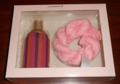 LULU CASTAGNETTE Eau de Parfum Set ''Falle'' 100 ml + rosa Schal, neu