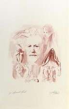 Sheldon 'Shelly' Fink, Sigmund Freud, Lithograph on paper, signed, numbered and