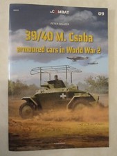 39/40M. Csaba Armoured Cars in World War 2 by Kagero, 8 color profiles