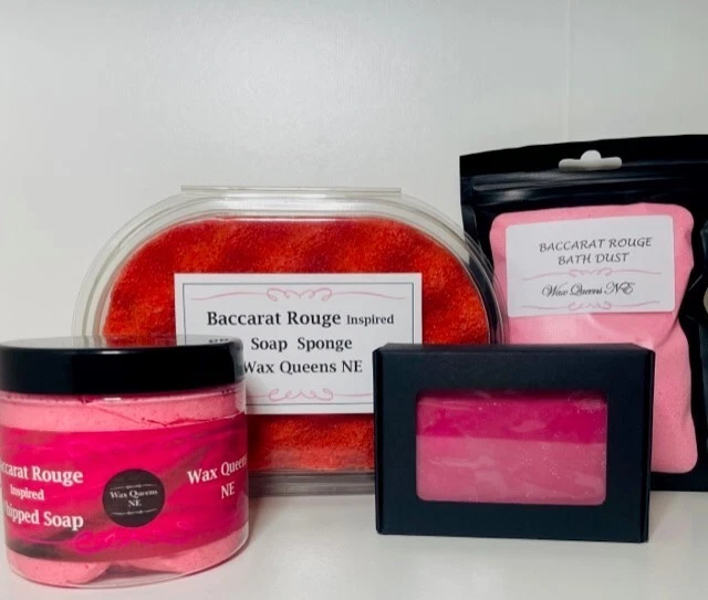 Baccarat Rouge Inspired Bath/Shower Gift Set