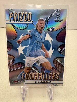 Erling Haaland 2022-23 Topps Finest UCC Prized Footballers PF-15