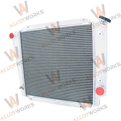 4-Row Radiator Aluminum Fits 1966~1977 Ford Bronco Wagon Roadster 5.0L 302 V8