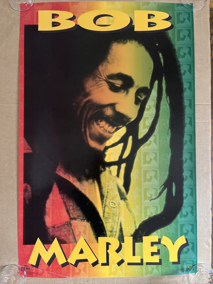 vintage poster Bob Marley Rasta Reggae Music Icon Legend