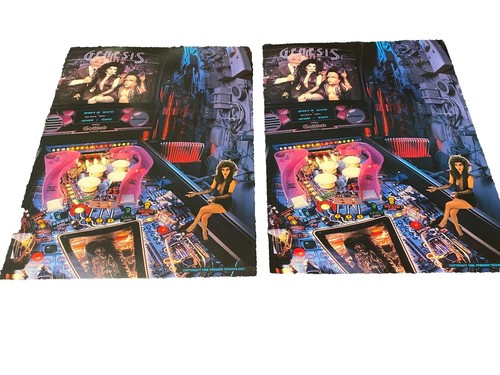Translite Pour Flipper Hollywood Heat / Miami Vice, Impression Haute Résolution Neuve