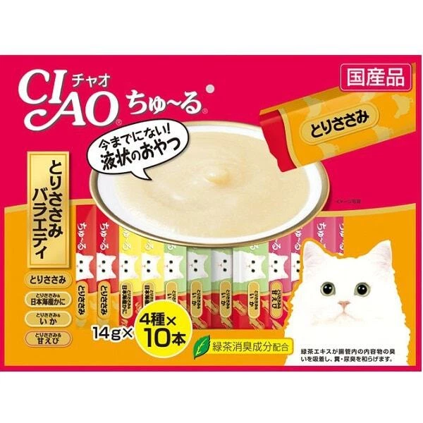 INABA CIAO Churu Creamy Lickable Cat's Treats 14 g × 40 Sticks Made in Japan YUM - Image 4 of 4