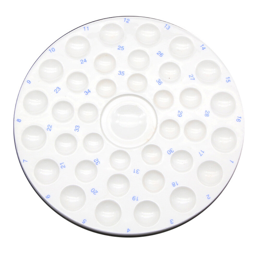 Dental Porcelain Mixing Watering Moisturizing plate Slot Ceramic
