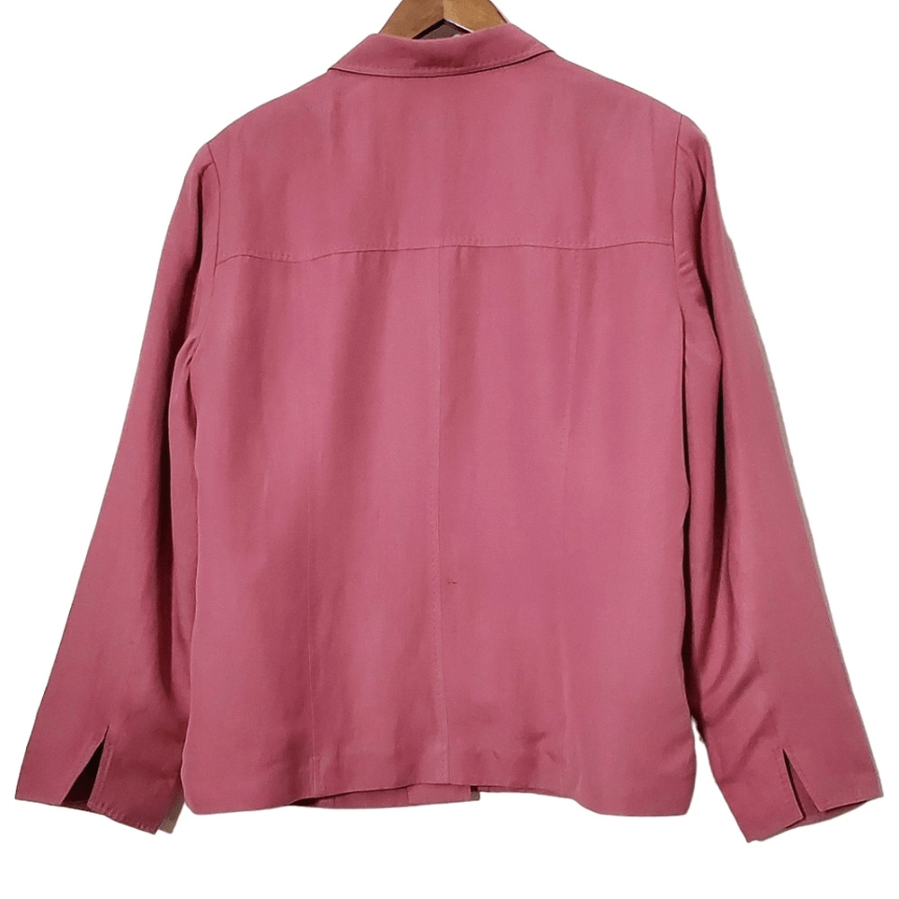 Vintage Pendleton Womens Linen Silk Blend Pink Bl… - image 7