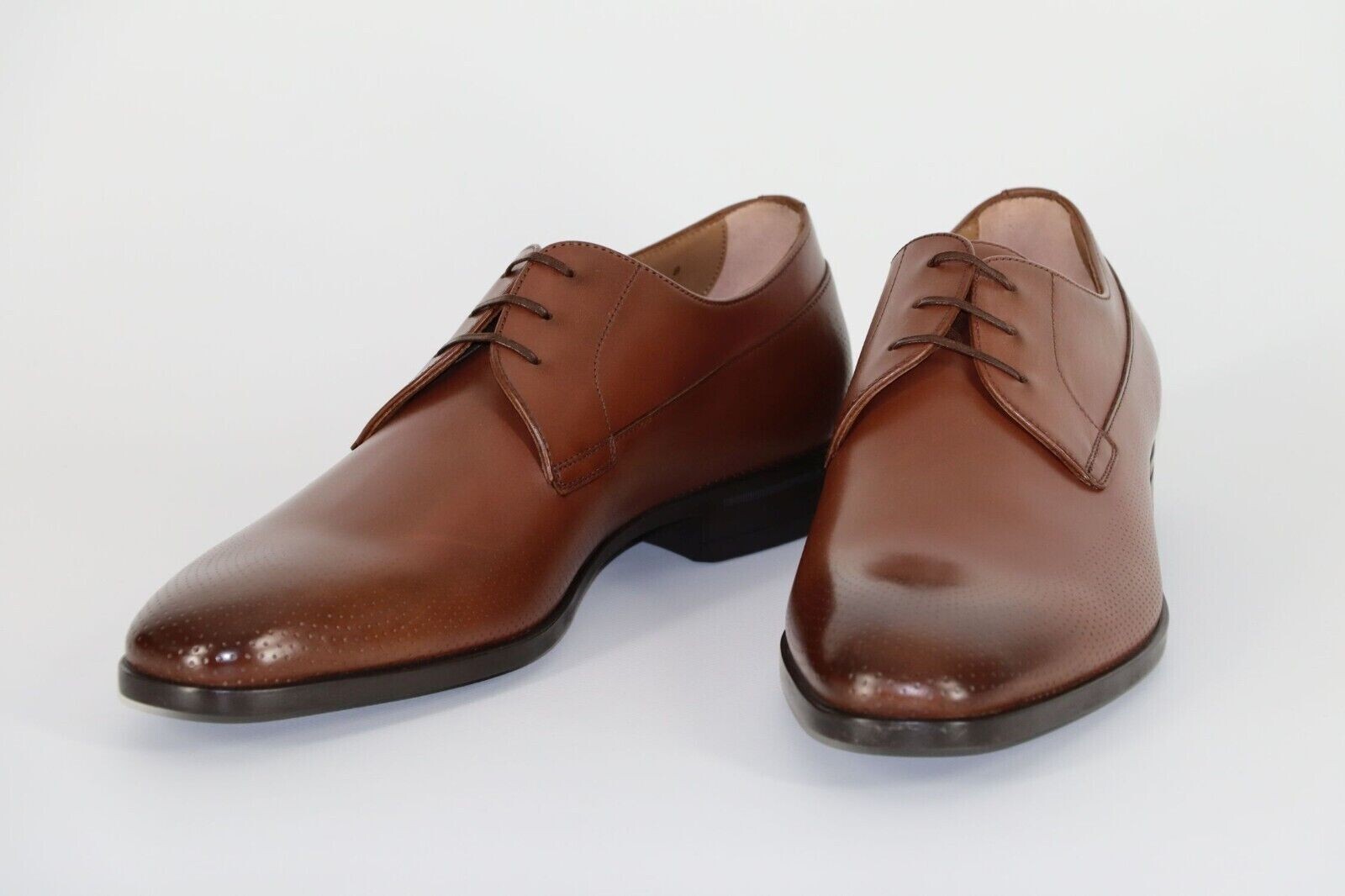 SAOLA Scarpe eleganti HUGO BOSS mod. Kensington_Derb_s22 taglia EU 42 US 9 marrone aperto