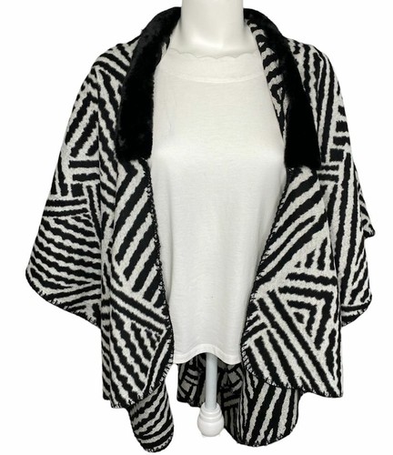 LOFT Cardigan Wrap Women's MEDIUM Black 