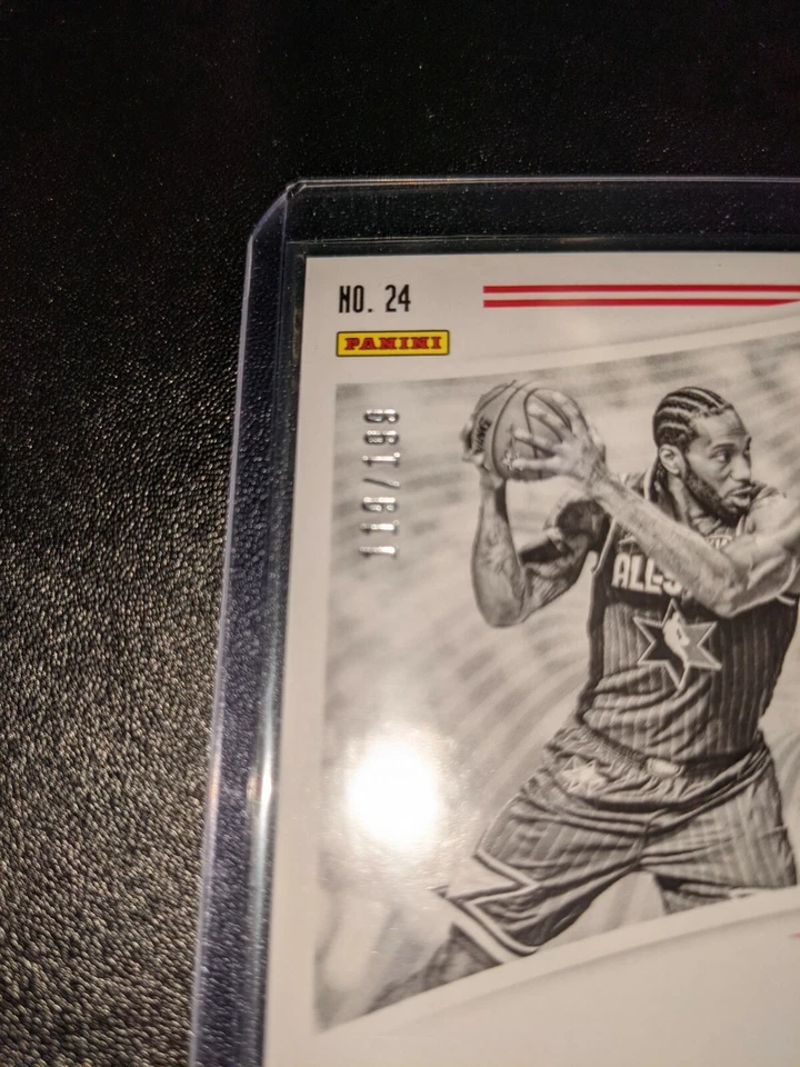 2019-20 Illusions Kawhi Leonard Season Highlights Sapphire 119/199 MINT - Image 3 of 3