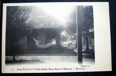 BOLIVIA CASA PICOLLET (VILLA-BELLA) (RIOS BENI ET MAMORE) FANCY HAMMOCK