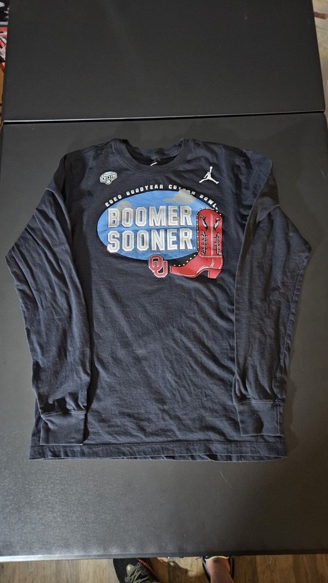 2020 Oklahoma Sooners Cotton Bowl Jordan Nike Mens S Black Long