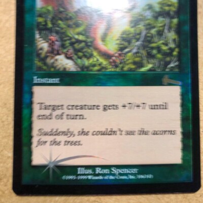 MTG Might of Oaks ＝ Urza's Legacy - Rare Foil - ENG - NM | eBay