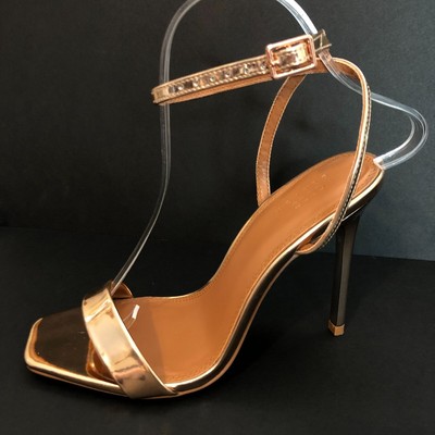 rose gold sandals wide fit