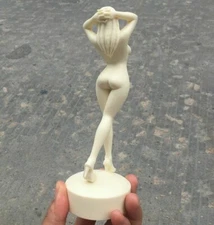 Standing Nude Girl Statue Hot Beauty Body Table Model Decor
