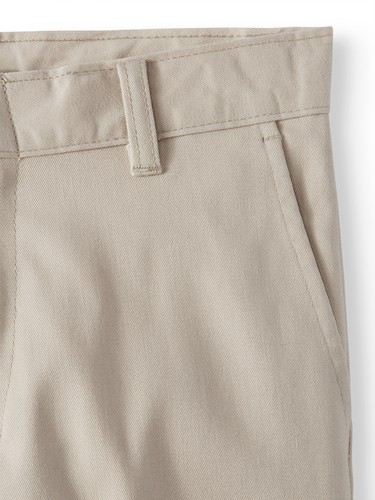 George Boys School Uniform Beige Flat Front Pants Size 10, 14 - Picture 3 of 3