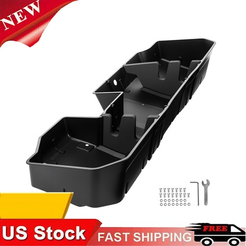 Black Underseat Storage Box For 20-25 Chevy Silverado Underseat Storage NEW
