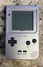 Nintendo Gameboy Pocket Mgb-001 Silver Handheld Console - Parts Or Repair Nintendo Gameboy Pocket Mgb-001 Silver Handheld Console - Parts Or Repair