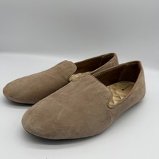Birdies The Starling Taupe Suede Loafers Flats Womens Size 9