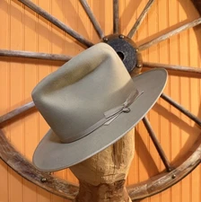 Vintage 1950s 50s Stetson 3x Open Road Size 7 With Original Hat Box