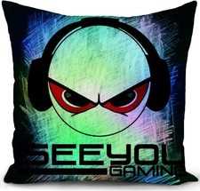 Cushion Cover Gaming Accessories Gitfs for Boys Gamer Room Bedroom I See You Ga